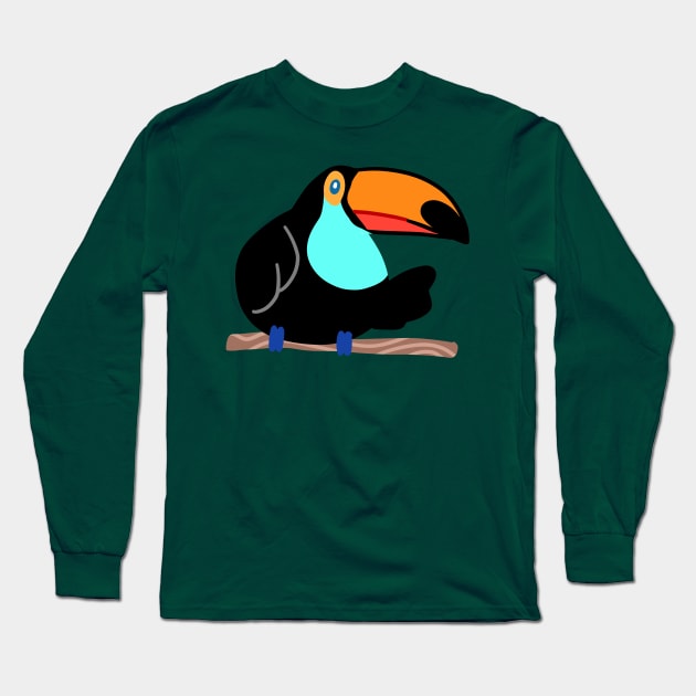 Toucan Long Sleeve T-Shirt by saradaboru